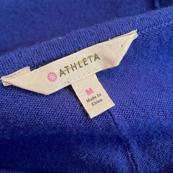 Athleta Cashmere Adi Mudra Sweater Dress Medium - Picture 2 of 7